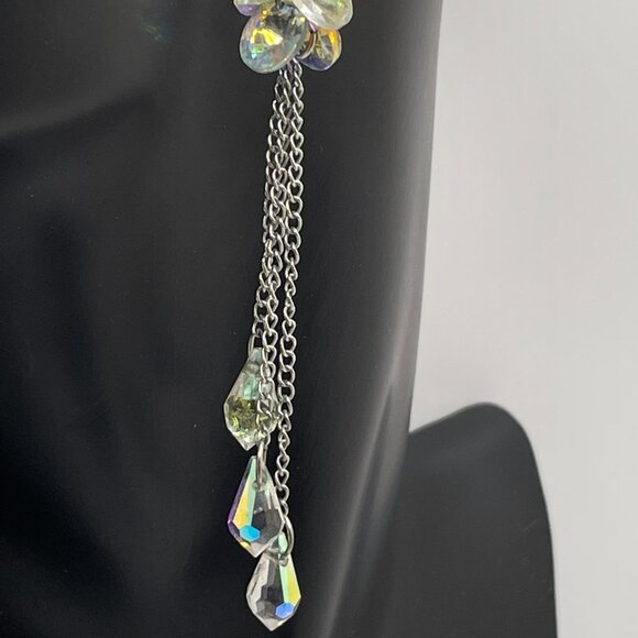 Sterling & Crystal Earrings - Picture 4 of 6